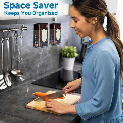 Acrylic Glove Dispenser, Wall-Mounted Glove Box Holder for Disposable Gloves Box & Tissue Box, Multipurpose Glove Box Organizer Glove Rack, Space Saving Design for Workshop Office Kitchen Garage.