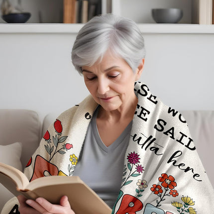 Retirement Gift for Woman 2026, Soft Flannel Retirement Blankets for Women, Best Retired Gifts for Women, Funny Retirement Gifts for Teacher Coworker Friend Nurse Boss Famale - 50'' x 60''.