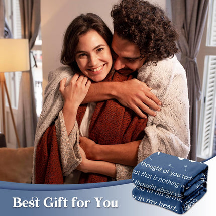 Sympathy Memorial Gifts for Loss of Husband, Soft Flannel Memorial Blanket, Remembrance Condolences Bereavement Gifts Idea in Memory of Husband, 50x60 inches.