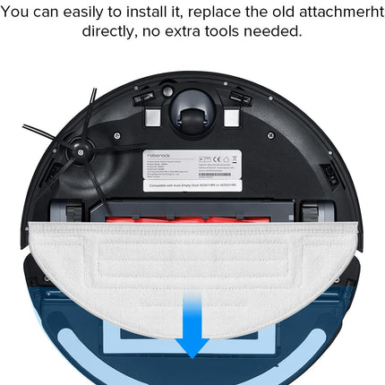 Mop Cloth for S8+ & S8 & S7 MaxV Robot Vacuum (2 Pcs).