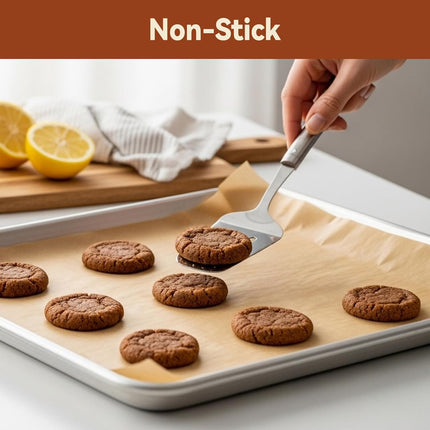 200 Pcs Parchment Paper Sheets, 12 x 16 Inch, Precut Non-Stick Parchment Sheets for Baking, Cooking, Grilling, Air Fryer and Steaming - Unbleached, Fit for Half Sheet Pans.