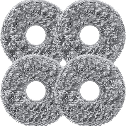 Rotating Mop Cloth for Saros 10R & Saros Z70 Robot Vacuum Cleaner, 4PCS High-Absorbency Microfiber, 200 RPM Spinning Speed, 30 Water Flow Levels.