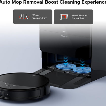 Rotating Mop Cloth for Saros 10R & Saros Z70 Robot Vacuum Cleaner, 4PCS High-Absorbency Microfiber, 200 RPM Spinning Speed, 30 Water Flow Levels.