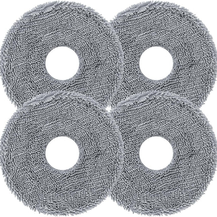 Rotating Mop Cloths for Saros 20 (4-Pack), 200 RPM Scrubbing, 30-Level Water Adjustment, Compatible with 212℉ Auto Wash & 131°F Drying, Reusable Mop Pads for Hardwood Tile Marble Carpet.