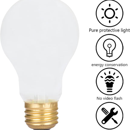 12 Pack 60 Watt A19 E26 Medium Base 130 Volt Incandescent Light Bulbs, Standard Household Bulbs for Ceiling Fan, Bedroom, Living Room.