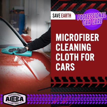 Microfiber Cleaning Cloths-50PK, Microfiber Towels for Cars, Premium All-Purpose Car Cloth, Dusting Cleaning Rags, Absorbent Towels for SUVs, House, Kitchen, Window, Gift-12×12".