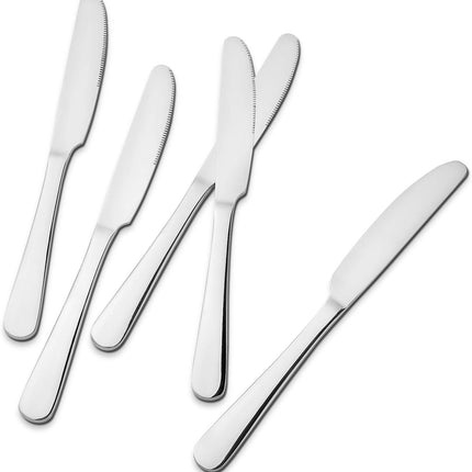 12-piece Good Stainless Steel Dinner Knives, 9 Inches.