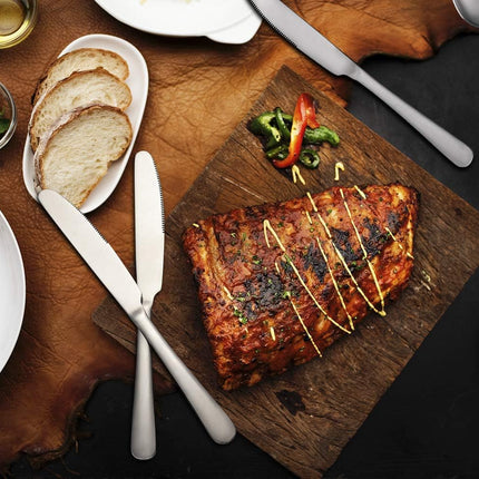 12-piece Good Stainless Steel Dinner Knives, 9 Inches.