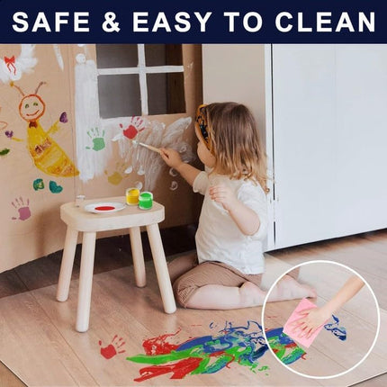 Office Chair Mat for Hard Wood Floors - 30"x48" Heavy Duty Anti-Slip Hardwood Floor Protector Rug - Easy Clean.