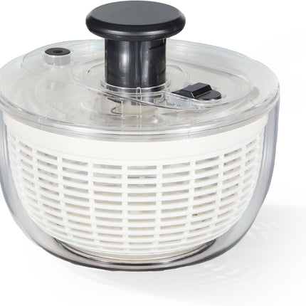 6.4 Qt Salad Spinner Large Lettuce Spinner Plastic Vegetable Fruit Washer, Vegetable Cleaner Salad Cleaner Lettuce Washer, Non-Slip Base, BPA-Free.