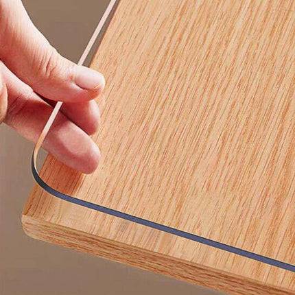 Clear Table Protector, 1.5mm Thick 24 x 48 Inch Desk Protector Mat Clear, Waterproof Plastic Table Cover, Vinyl Desk Cover for Office, Writing Desktop.