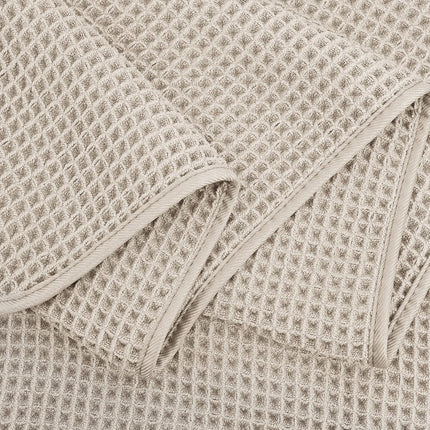 430 GSM Microfiber Oversize Quick Dry Lint Free Bath Towel, 60 x 30 in, 4 Pack (Waffle Weave).