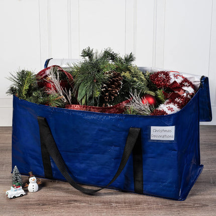 Heavy Duty Moving Bags or Storage Bag, 6 Pack – Large Moving Boxes with Backpack Straps, Zippers & Handles – Perfect for College Dorm, Traveling, Camping, Christmas Decorations.