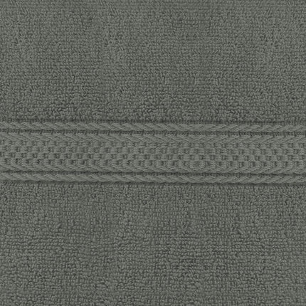 6 Pack Premium Hand Towels, 16 by 28 inches, 100% Ring Spun Cotton, Soft and Absorbent 600 GSM Towels for Bathroom, Gym, and Hotel, Grey.