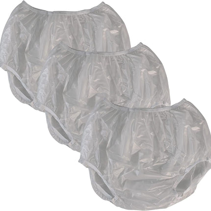 Adult Vinyl Waterproof Pull-On Diaper Cover Incontinence Pants – Oversized Underwear Protection with Added Leak Resistance, Worn Over Diapers or Briefs.