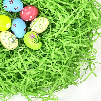 1/2 LB Easter Grass Basket Filler Recyclable Paper Shred for Easter Basket Filler Creative Eggs Decor Gift Wrap Crinkle & Filler Paper.
