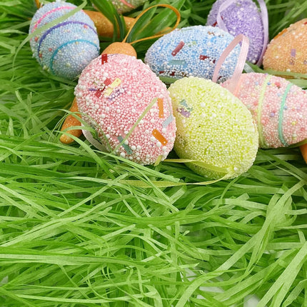 1/2 LB Easter Grass Basket Filler Recyclable Paper Shred for Easter Basket Filler Creative Eggs Decor Gift Wrap Crinkle & Filler Paper.
