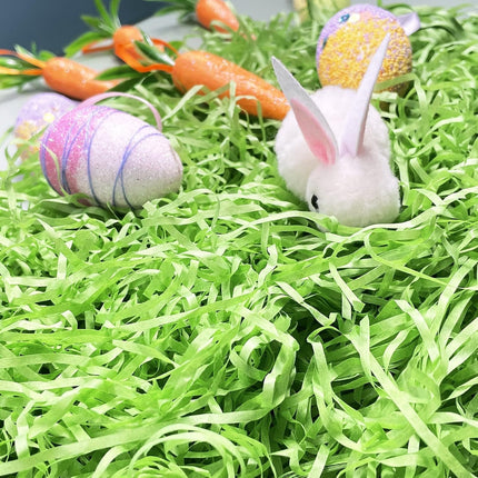 1/2 LB Easter Grass Basket Filler Recyclable Paper Shred for Easter Basket Filler Creative Eggs Decor Gift Wrap Crinkle & Filler Paper.