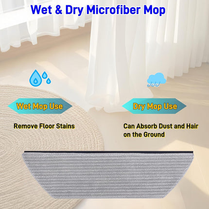 Replacement Mop Pads Compatible with Shark AV2800ZE RV2820YE RV2820ZE AV2820S AV2820AE RV2800AE RV2800S PowerDetect Never Touch Pro Robot Vacuum,Washable Reusable Replacement Microfiber Soft Mop Pads.