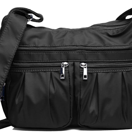 Crossbody Purses for Women Shoulder Handbags Lightweight Waterproof Nylon Travel Bag Ladies Pocketbooks.
