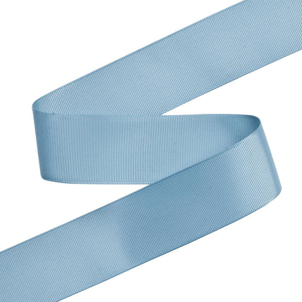 Dusty Blue Grosgrain Ribbon, 1 1/2 Inch 50 Yards, Great for Crafts Bows Flower Bouquet Wedding Home Decor Gift Wrapping.