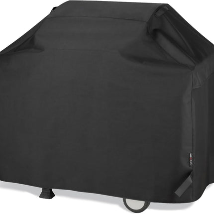 Grill Cover 55 Inch for Outdoor Grill, Heavy Duty, Waterproof, Fade Resistant, BBQ Cover with Handles/Straps/Air Vents, Compatible with Weber Charbroil Nexgrill Gas BBQs etc.