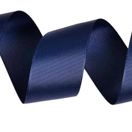 Navy Grosgrain Ribbon, 1 1/2 Inch 50 Yards, Great for Crafts Bows Flower Bouquet Wedding Home Decor Gift Wrapping.
