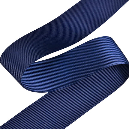 Navy Grosgrain Ribbon, 1 1/2 Inch 50 Yards, Great for Crafts Bows Flower Bouquet Wedding Home Decor Gift Wrapping.