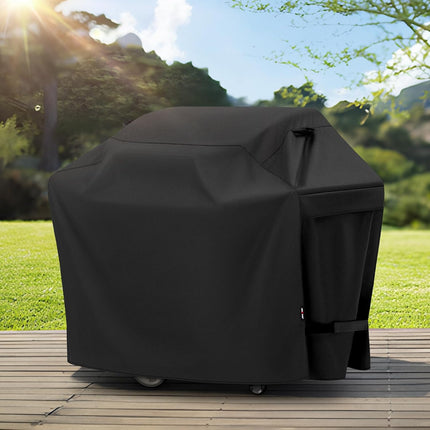 Outdoor Large Grill Cover 70 Inch, Heavy Duty Waterproof Gas Grill Cover for Outside, Fade Resistant Durable BBQ Protector, All Weather Protection for Backyard BBQs, Black.