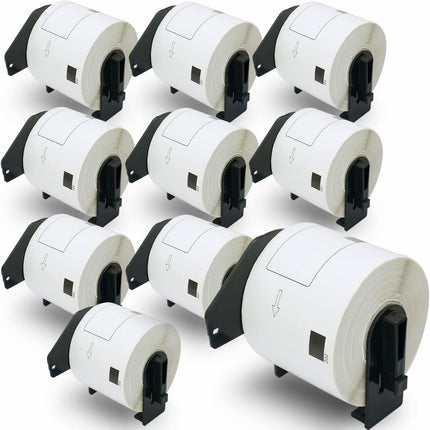 - Compatible Shipping Labels Replacement for Brother DK-1202 (2.4 in x 3.9 in), Use with Brother QL Label Printers [10 Rolls/3000 Labels].