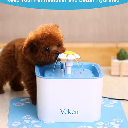 8 Pack Replacement Filters for 84oz/2.5L Automatic Pet Fountain Cat Water Fountain Dog Water Dispenser.