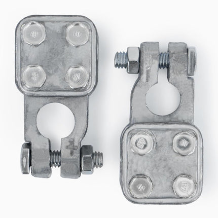 1 Pair, Three-Way Military Battery Terminal Connectors, Heavy Duty Truck Battery Terminal Connector. Top Post Marine Battery Terminals, Battery Cable Ends Clamp Set, Battery Connectors by.
