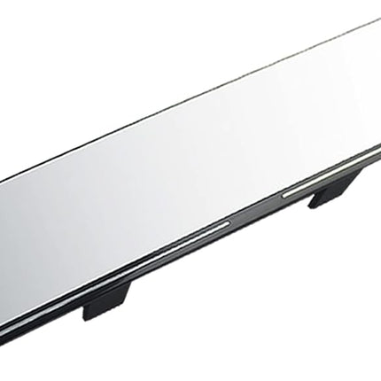 11.8" Car Interior Rear View Mirror,  Clip on Rectangular Wide Angle Rearview Mirror for Car, SUV, Truck, Van Blind Spot Reduce (Flat).