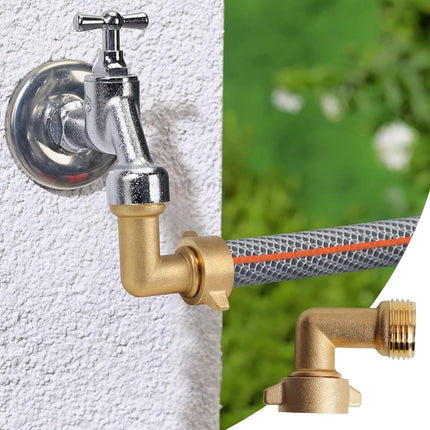 90 Degree Hose Elbow Connectors + Garden Hose Repair Kit.