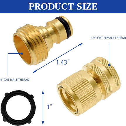 Garden Hose Repair Kit + Hose Quick Connector.