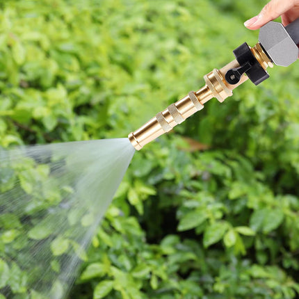 Garden Hose Quick Connect + Nozzle Twist and Nozzle Jet.