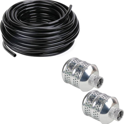 50 FT Distribution Tubing + Bubbler Sprinkler Heads.