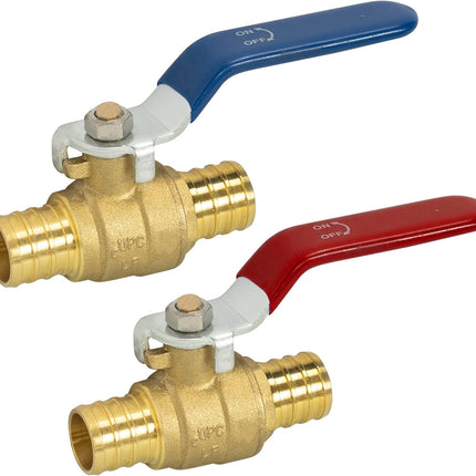 Garden Hose Adapter + Pex Brass Full Port Shut Off Ball Valve.