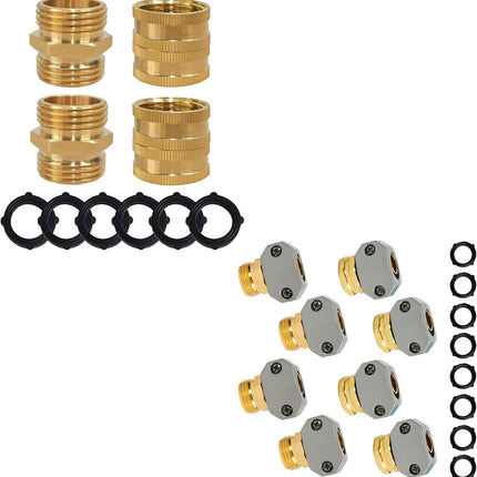 Garden Hose Adapter + Garden Hose Repair Kit.