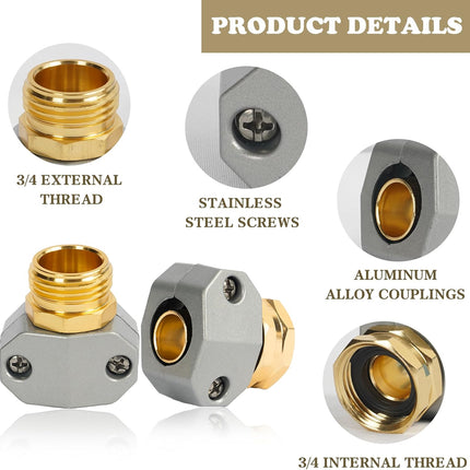 Garden Hose Adapter + Garden Hose Repair Kit.