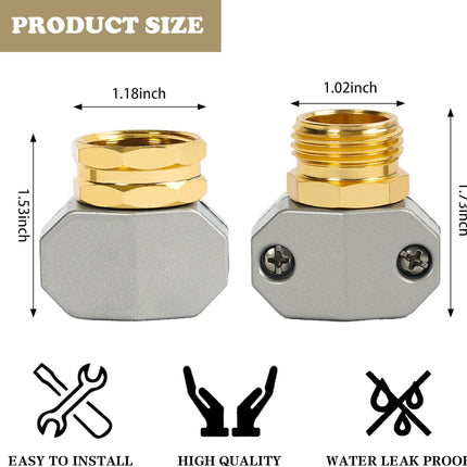 Garden Hose Adapter + Garden Hose Repair Kit.