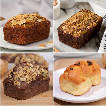 Mini Loaf Pans, Metal Reinforced Frame Silicone Bread Loaf Pans 8 Cavities Nonstick for Baking Cornbread, Mini Bread, Brownie, Cheesecake, Chocolate 2 Pack Confetti.