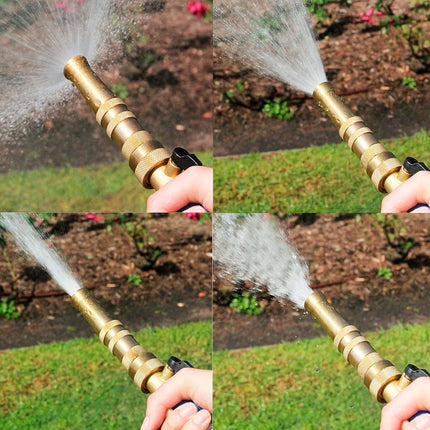 4" Twist Hose Nozzle + 90 Degree Garden Hose Elbow Connectors.
