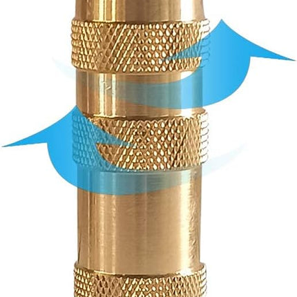 4" Twist Hose Nozzle + Garden Hose Quick Connector.