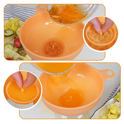 Wide Mouth Stainless Steel Funnel + Food Grade Plastic Cooking Canning Funnel.