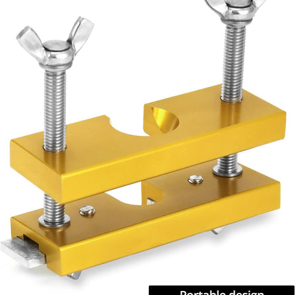 Trumpet Mouthpiece Remover Puller Tool for Brass-Wind Instrument, Gold.