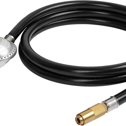 6 Feet Propane Regulator and Hose for Blackstone 17 & 22 Inch Tabletop Griddle, Connect to 5-20 LB Propane Tank.