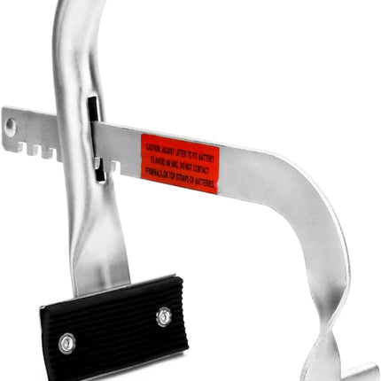 Battery Carrier, Battery Rack with Pads, Adjustable from 5" to 7", for Lifting and Carrying Batteries.