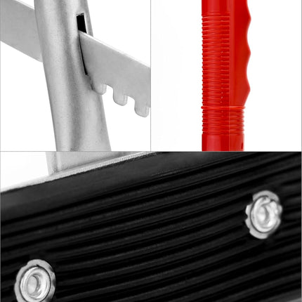 Battery Carrier, Battery Rack with Pads, Adjustable from 5" to 7", for Lifting and Carrying Batteries.