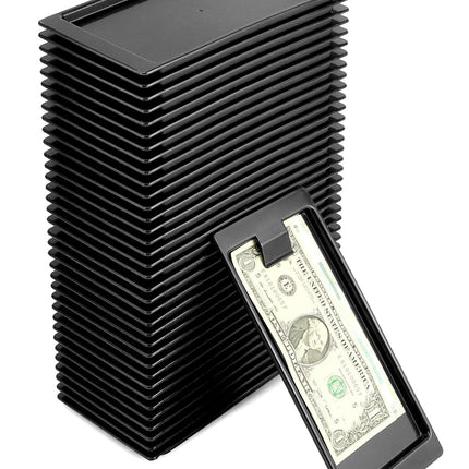 Black Check Holders, 36 Pcs Check Presenters Trays, Check Tip Holder for Receipts, Cash, Credit Cards, Used in Restaurants, Cafes, Bars, Hotels and Dining.